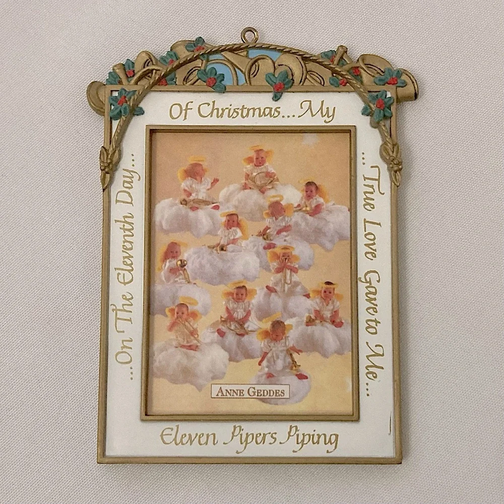 ⭐️ Vintage Anne Geddes On The Eleventh Day Of Christmas Ornament